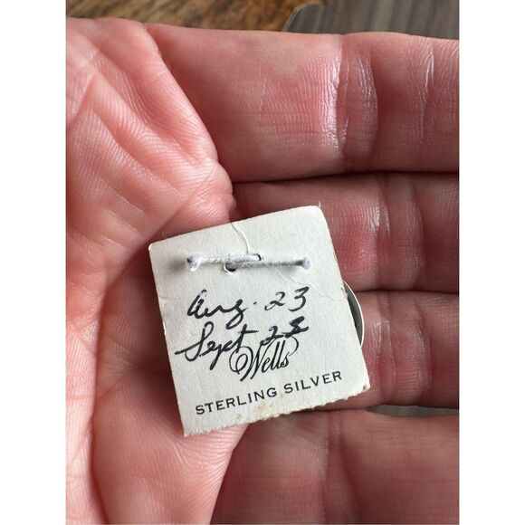 Vintage Anson Sterling Silver Virgo Zodiac Sign Pendant Charm - Picture 4 of 5